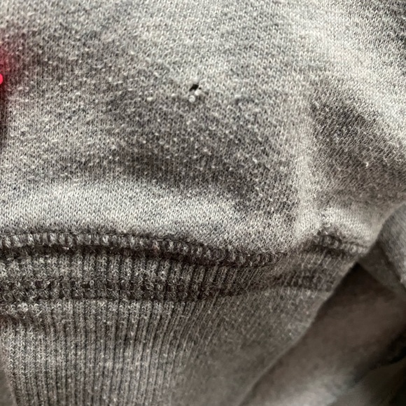 Pink Victoria’s Secret hoodie sweater jacket grey XS - Picture 10 of 10